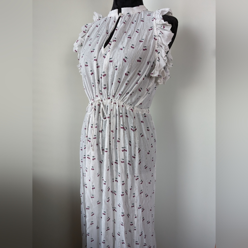Munthe Parsley Sleeveless Long Cherry Dress
